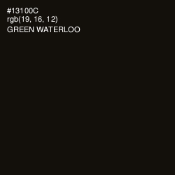 #13100C - Green Waterloo Color Image